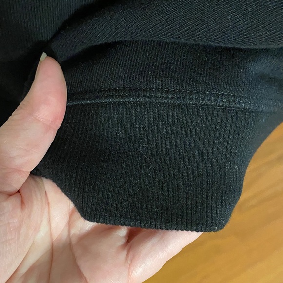 Vince Leather Trim Sweatshirt - Picture 4 of 8